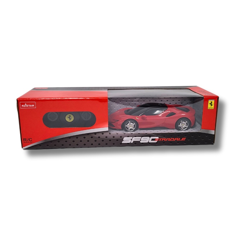 Rastar 1:24 Scale Ferrari SF90 Stradale RC Car  Officially Licensed Remote Control Supercar