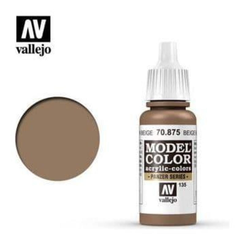 VALLEJO Model Colour Beige Brown 17ml