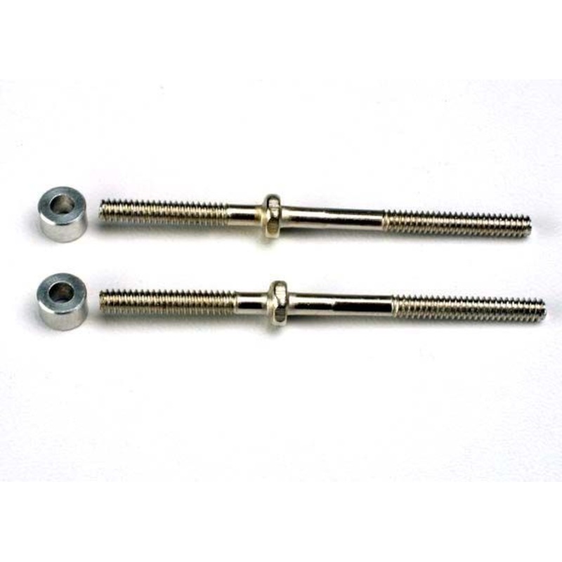 1937 – Traxxas Turnbuckles (54mm) (2) / 3x6x4mm aluminum spacers (rear camber links)