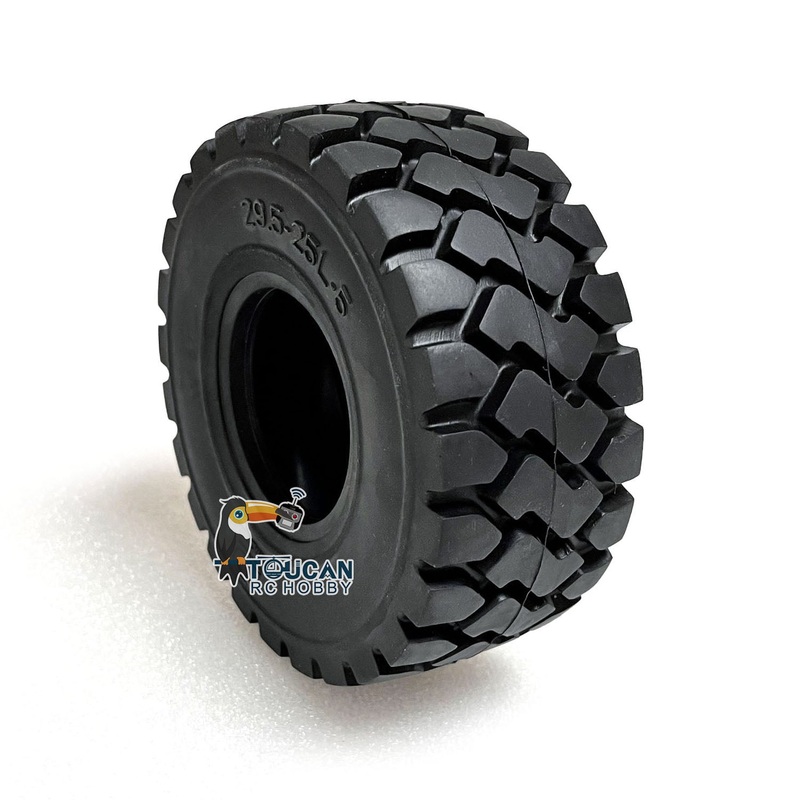 JDM Tyre Tires W/ Spongy 137mm Diameter for 1/14 RC Loader TAMIIYA Tractor Truck Construction Vehicles Universal Upgrade Parts
