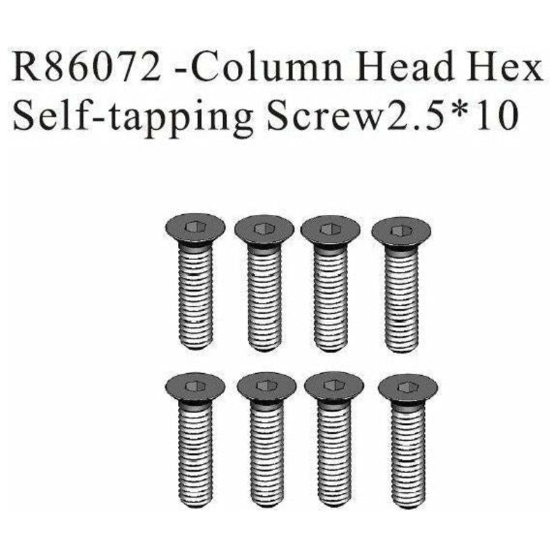 Column Head Hex Screw 2.5×10