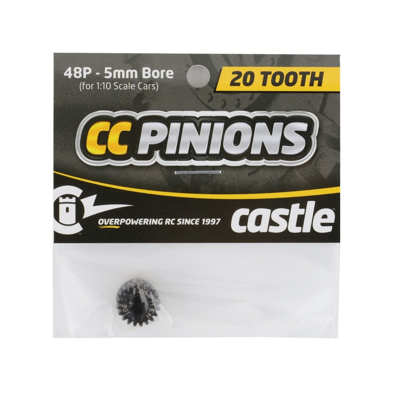 Castle Creations 48P Pinion Gear w/5mm Bore 20T