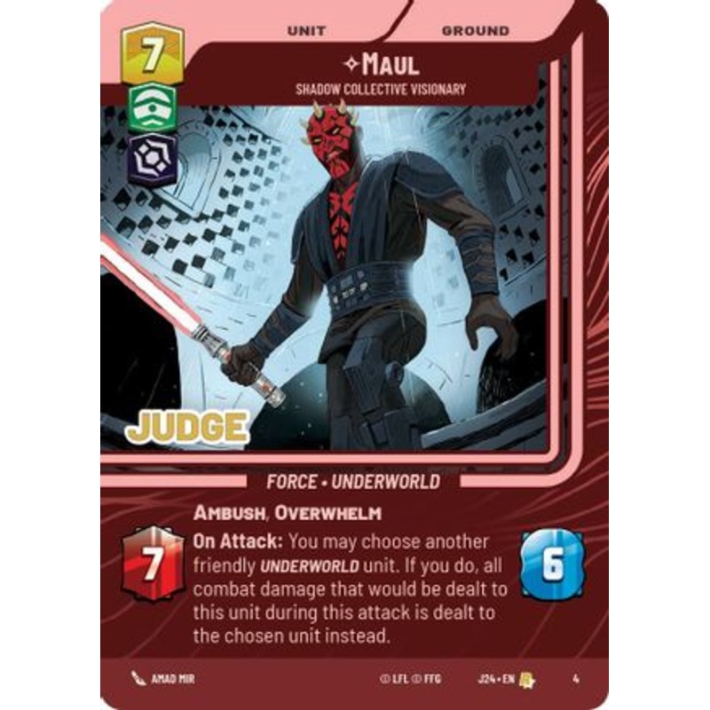 Maul – Shadow Collective Visionary (4) – Judge Promos