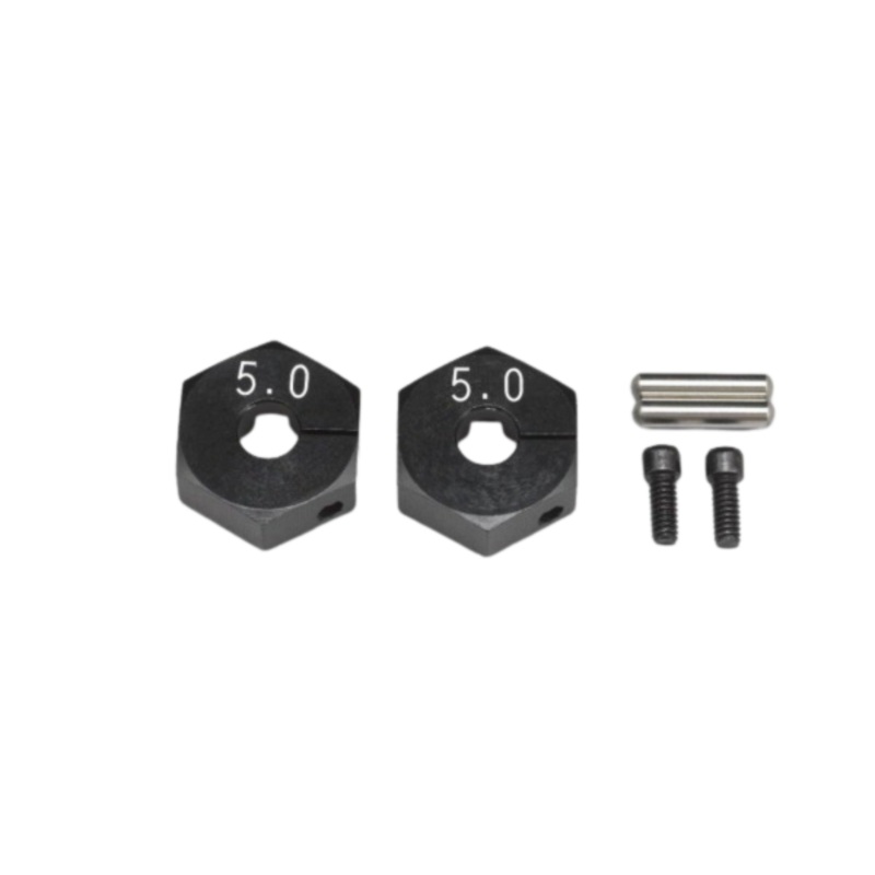 Yokomo YD-2 Clamping Wheel Hub (Assorted Sizes) 5mm Black