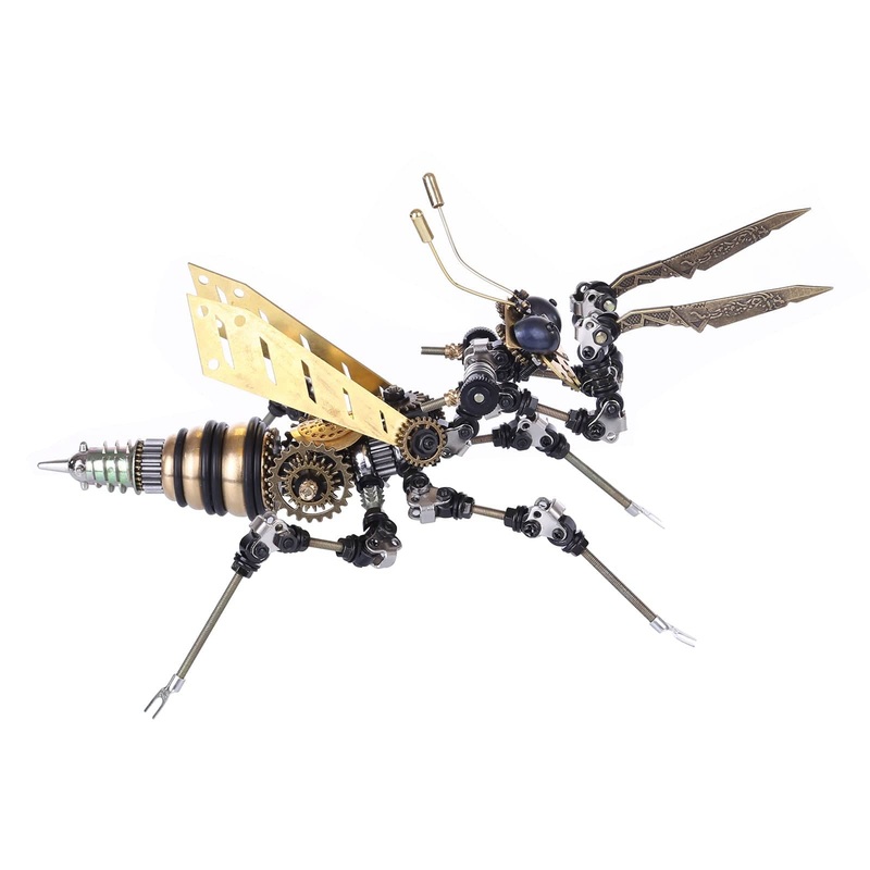 3D Metal Mantis Insect Puzzle DIY Model Assembly Building Kit