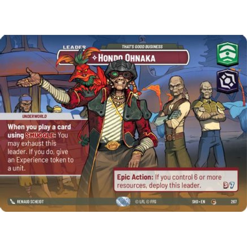 Hondo Ohnaka – That’s Good Business (Showcase) (267) – Shadows of the Galaxy Foil