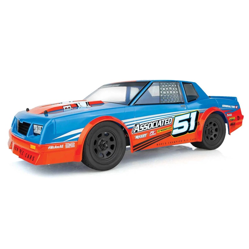 Team Associated SR10M RTR Electric Brushless 2WD Dirt Oval Car (Blue) w/2.4GHz Flysky FS-G4P Radio