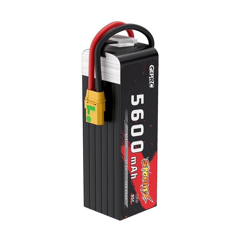 GEPRC Storm 6S 5600mAh 95C Lipo Battery – Suitable for 3-5Inch Series Drone RC FPV Quadcopter Freestyle Drone Accessories Parts CHINA