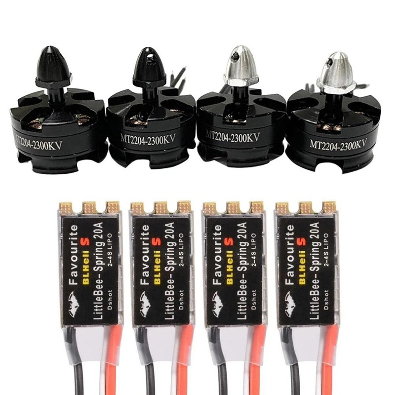 MT2204 2300KV 2204 CW/CCW Brushless Motor & FVT Littlebee 20A BLHeli-s SPRING ESC for FPV Racing Quad Motor FPV Multicopter 1PCS CW