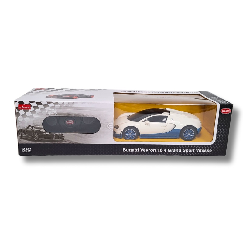 Rastar 1:24 Scale Bugatti Veyron Grand Sport Vitesse RC Car  Officially Licensed Remote Control Supercar