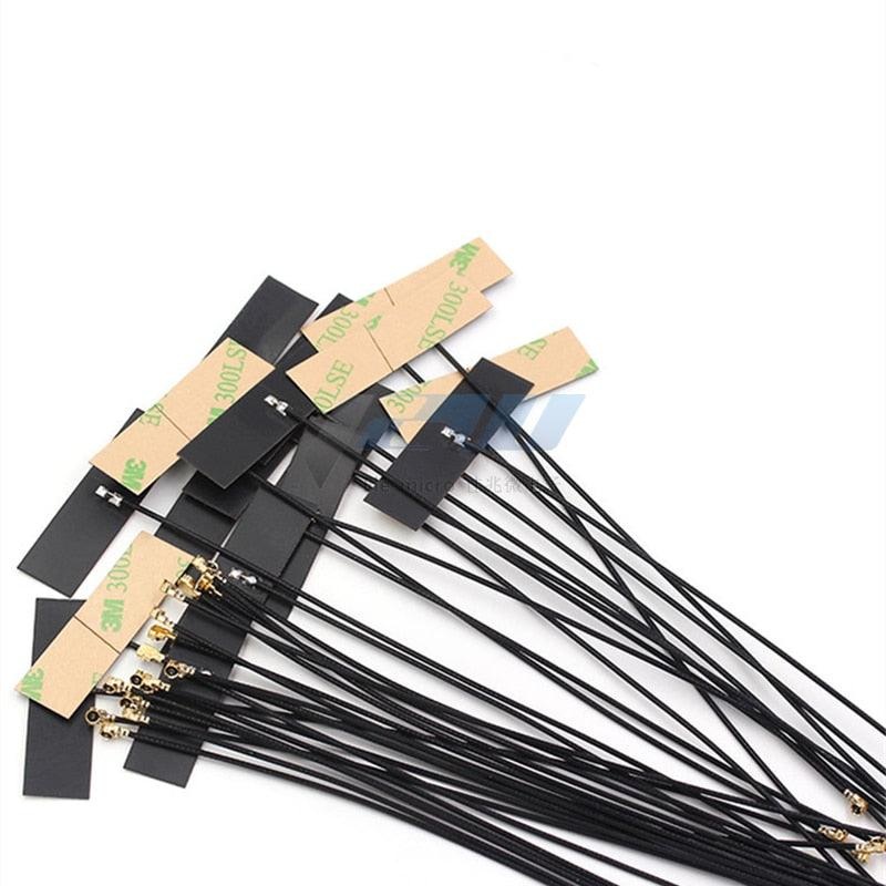 5 PCS/LOT WiFi 2.4G High Gain 5dbi , Built-in Flexible FPC Soft Antenna ZigBee Bluetooth Module IPEX1/IPEX4-K Patch Antenna 5dBi FPC-IPEX1 cable 5cm
