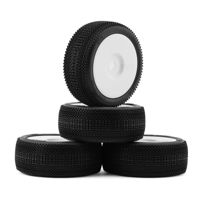 TZO Tires 501 1/8 Buggy Non-Glued Tire Set (White) (4) (Ultra Soft)