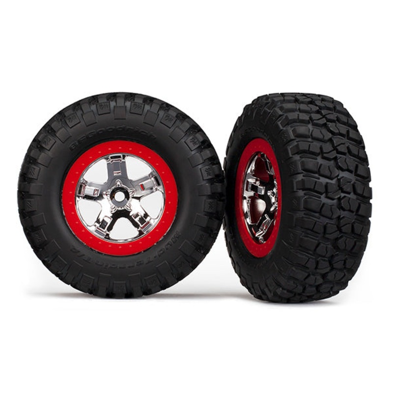 5869 T&W SCT CHRM,RED/BFG