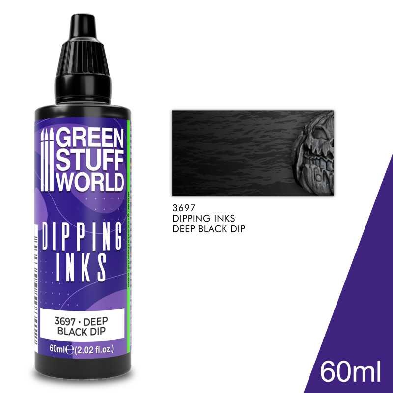 GREEN STUFF WORLD Dipping Ink – Deep Black Dip 60ml