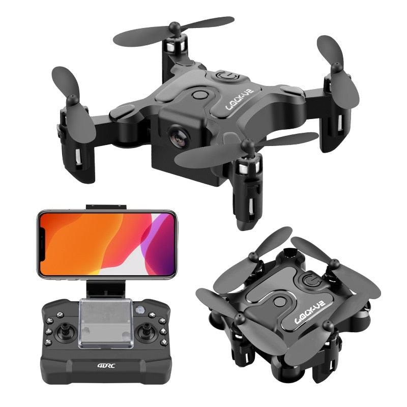 V2 Mini Drone – 4K 1080P HD Camera WiFi Fpv Air Pressure Altitude Hold Professional  Foldable Quadcopter RC Drone Kid Toys GIft V2-NO camera 1 B China