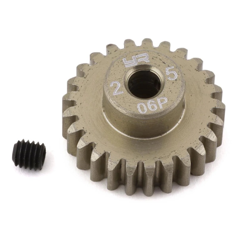 Yeah Racing Mod 0.6 Hard Coated Aluminum Pinion Gear (25T) 25T