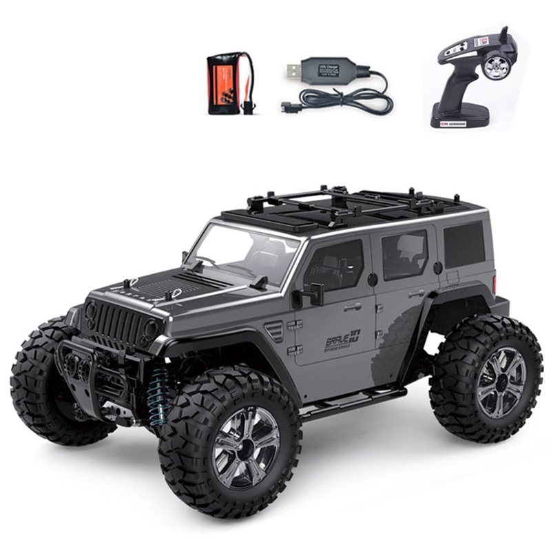 1:14 2.4G 4WD 35km/h High Speed Electric Off-road Vehicle RC Model Car Grey