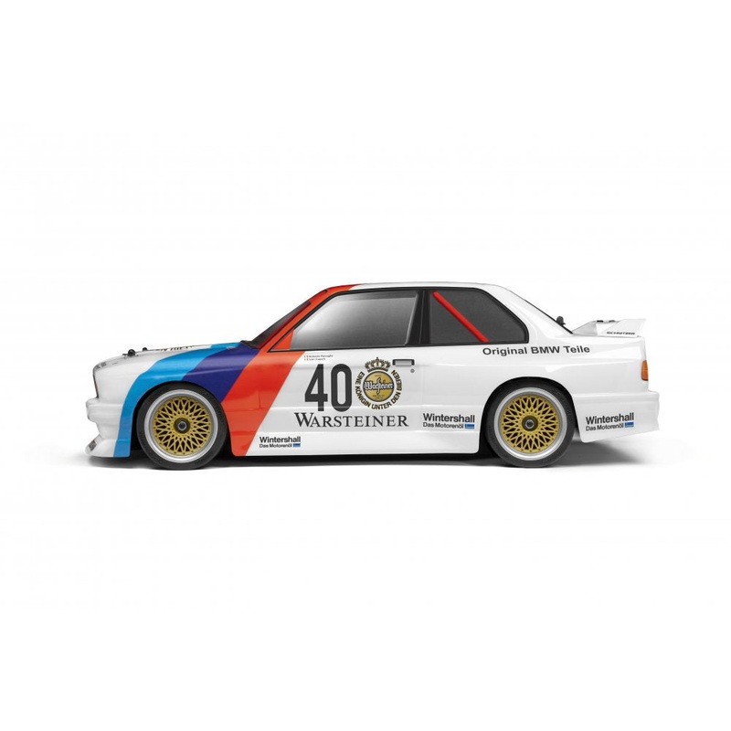 HPI Racing RS4 Sport 3 Wartsteiner BMW M3 E30 RTR, 1/10, 4WD, w/2.4Ghz R 120103