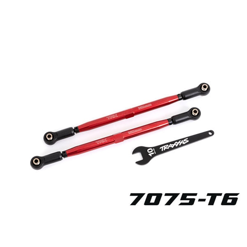 Traxxas X-Maxx WideMaxx Aluminum Front Toe Links (2) Red