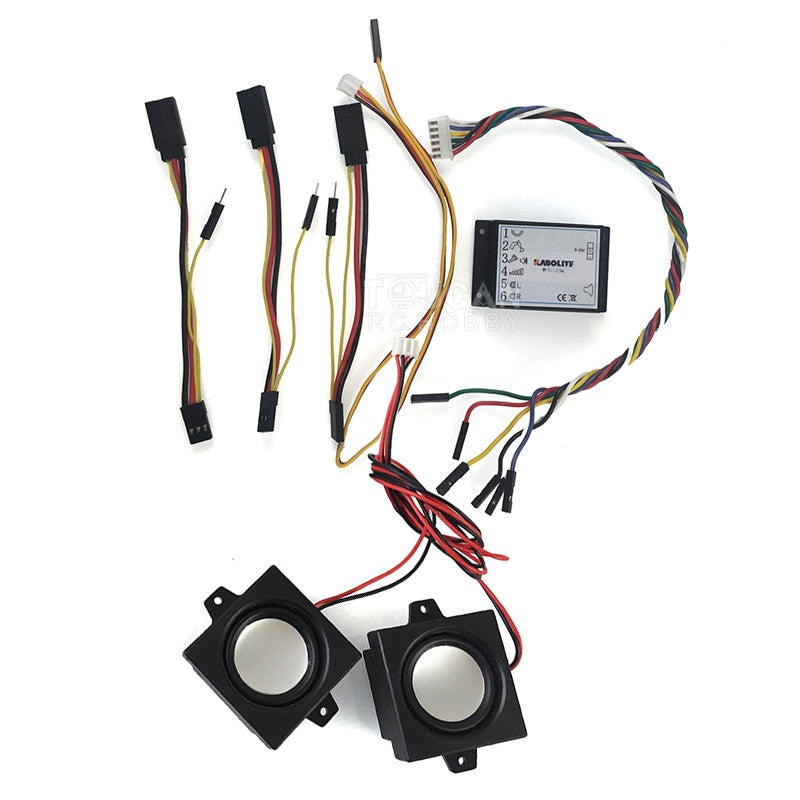 US STOCK HUINA Sound System Speaker Spare Parts for 1/14 Scale K970 Hydraulic RC Excavator DIY Remote Control Model