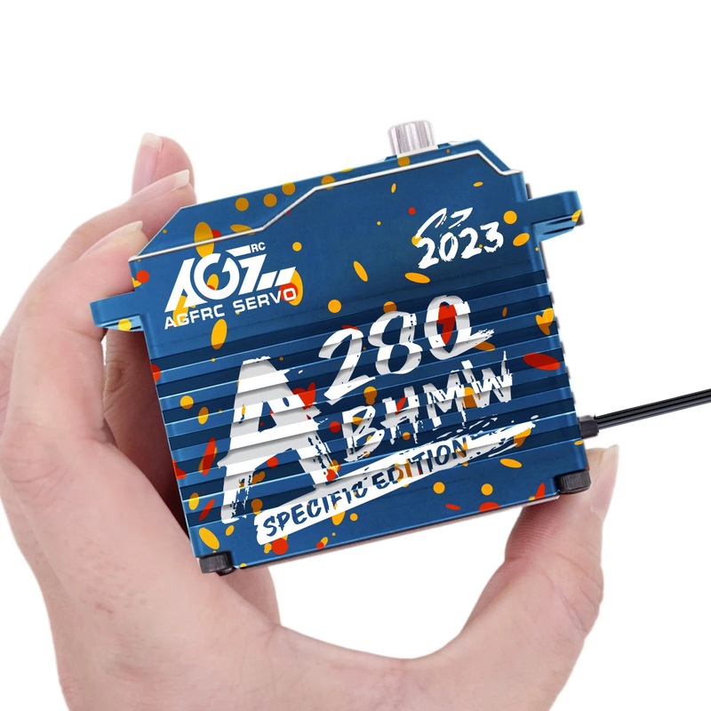 Anniversary Edition AGFRC A280BHMW – 78KG High Torque Waterproof Brushless For 1/5 Scale RC Racing Servo Large Aircraft Car Boat A280BHMW 78kg