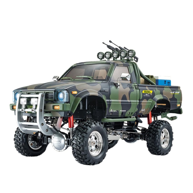 HG-P417 1/10 2.4G Simulation Middle East Pickup Truck RC RTR 4X4 4WD Rally Car Camouflage Standard without charger