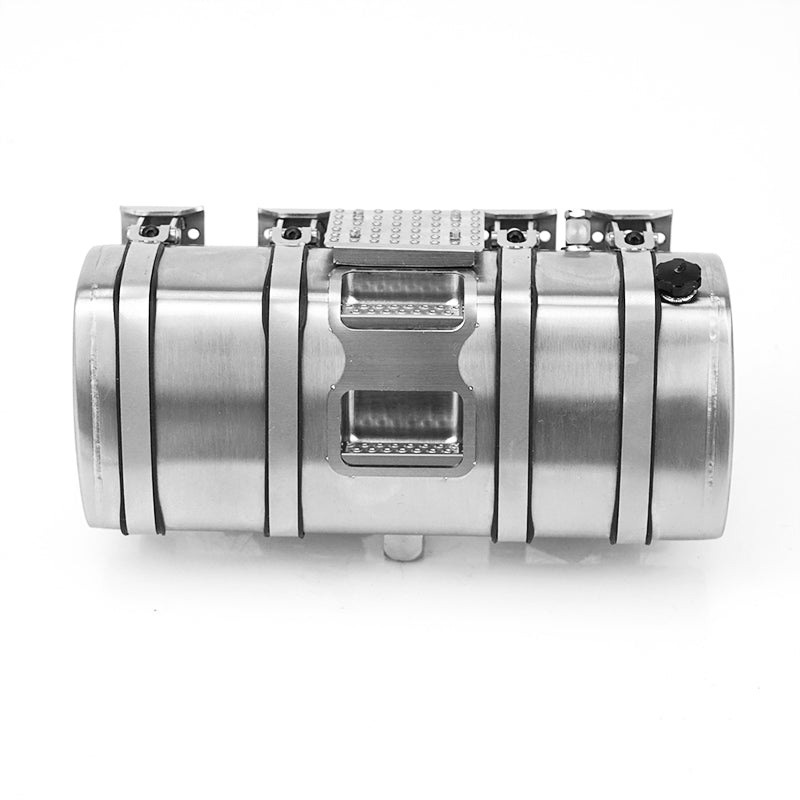 Lesu 1/14 Scale Model Part 90/130/150MM Metal Tank W/Pedal for TAMIIYA FH16 RC Tractor Trucks Trailers Radio Control 1PC 130MM Metal Tank