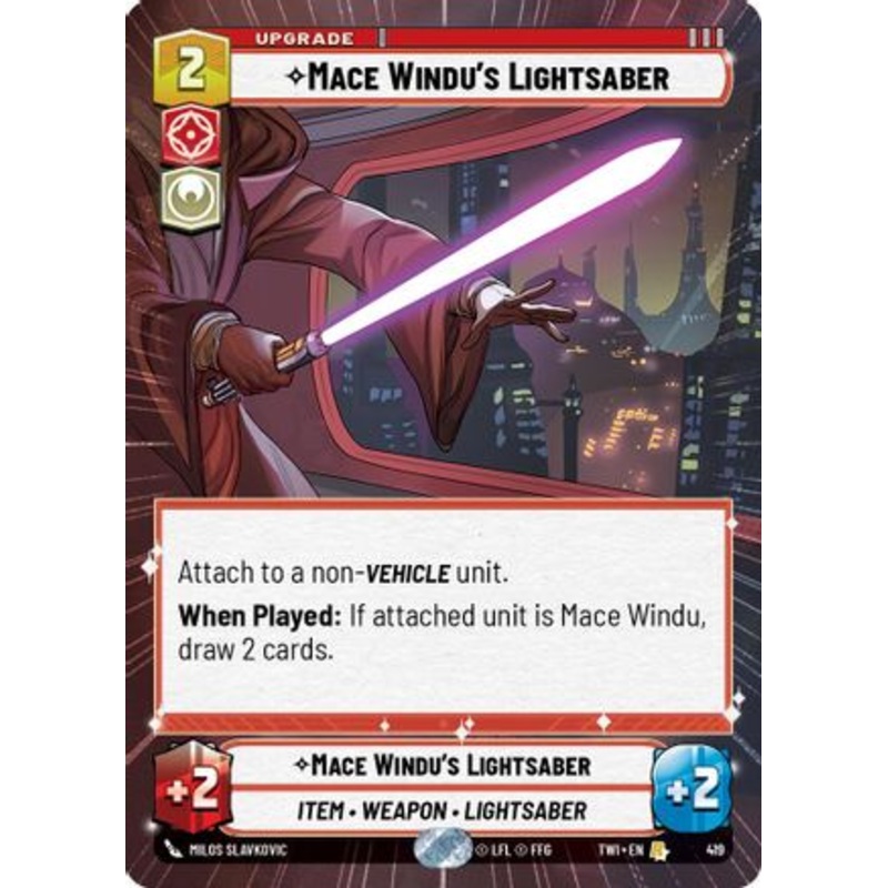 Mace Windu’s Lightsaber (Hyperspace) (419) – Twilight of the Republic