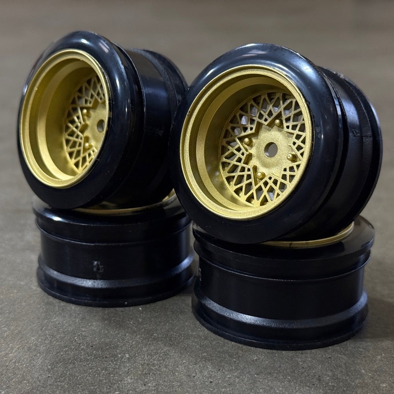 1-10 SSR REVERSE MESH RIMS (GOLD) +9 (4 PACK) (INCH DOWN) [K FORCE] KF-5274