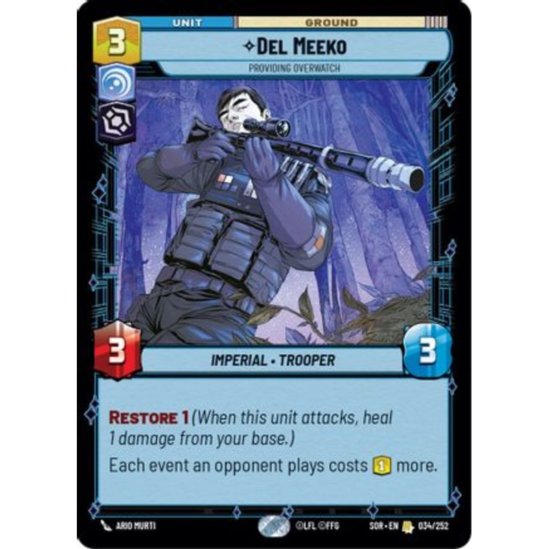 Del Meeko – Providing Overwatch (034/252) – Spark of Rebellion