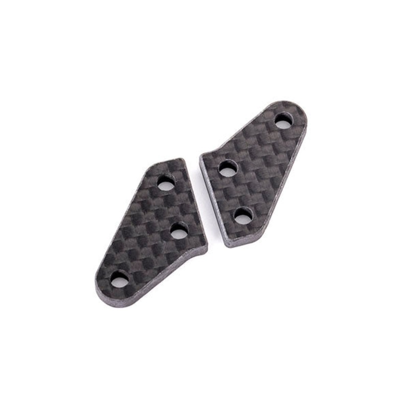 TRAXXAS carbon fiber Steering block arms (2) (fits #9635 series & 9637 series steering blocks)