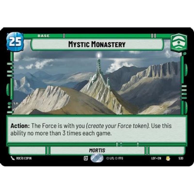 Mystic Monastery (Foil) (530) – Legends of the Force Foil Near Mint