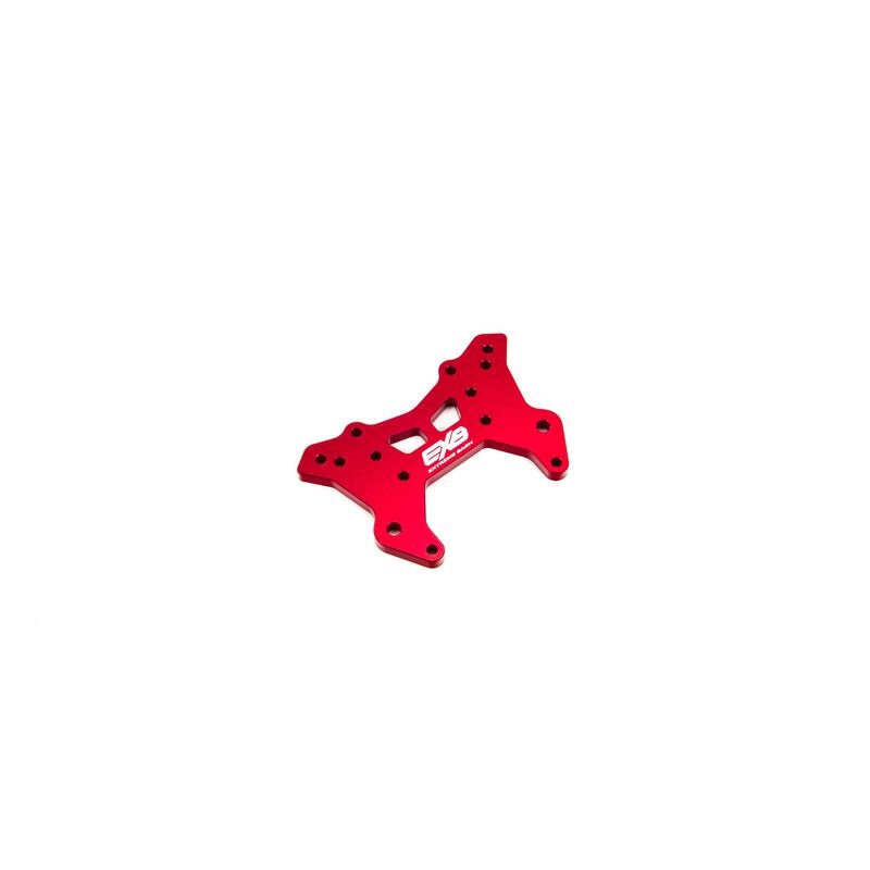 ARA320575 Front Shock Tower CNC 7075 T6 Aluminum RS Red