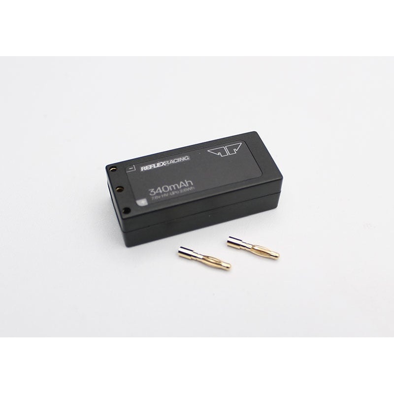 340MAH 7.6V LIHV HARDCASE BATTERY PACK for 1-28 LIPO [Reflex Racing] RRE012 RX28