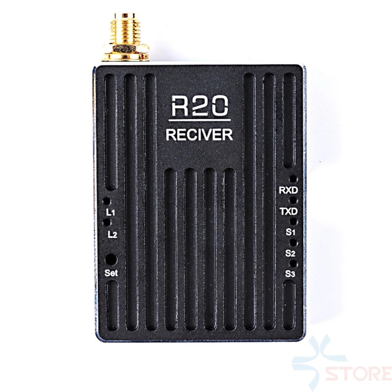 R20 820-845Mhz 100mw-1W VTX – Over 30Km adjustable wireless data link Digital Video Downlink System T20 Transmitter