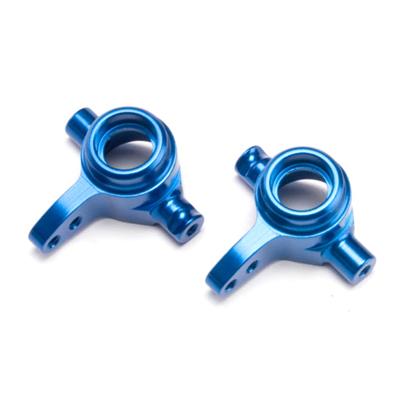 Steering Blocks, Left & Right, Blue: Rustler, Slash, Stampede, VXL: 6837X