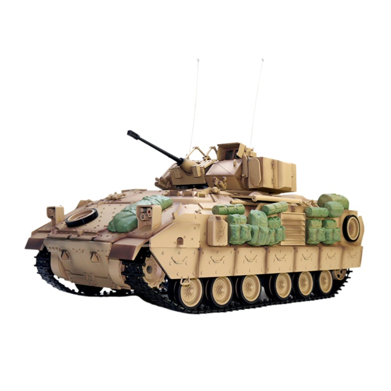 TONGDE M1A2 Bradley 1/16 Scale Battle Tank – Plastic Tracks
