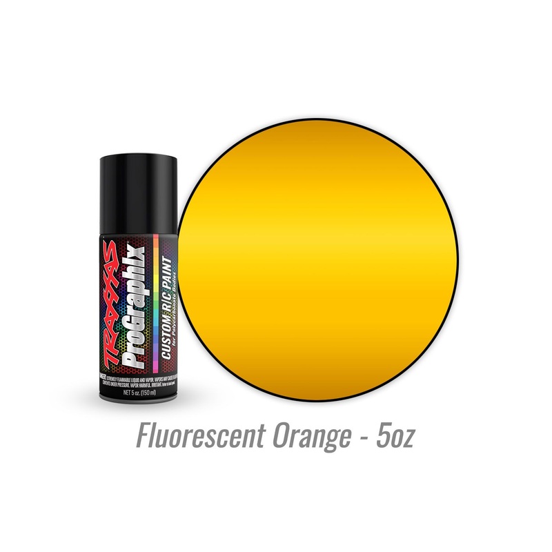 5061 Traxxas Body paint, ProGraphix, fluorescent orange (5oz)