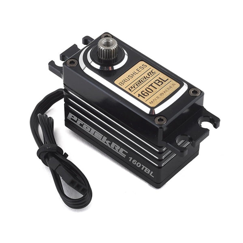 ProTek RC 160TBL “Black Label” Low Profile High Torque Brushless Servo (High Voltage/Metal Case)