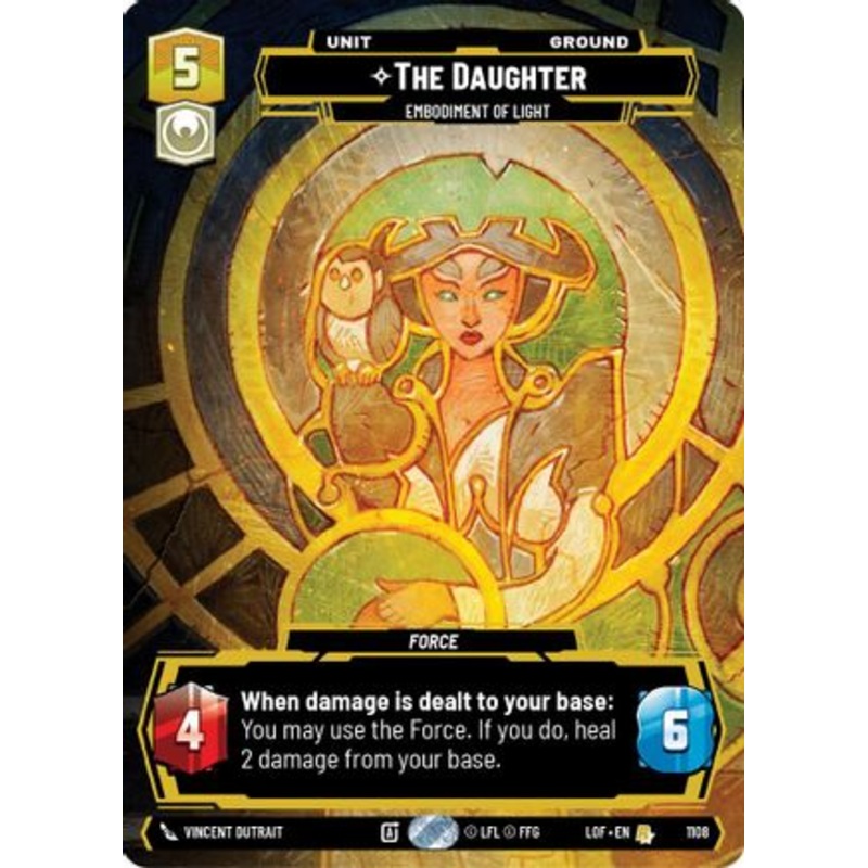 The Daughter – Embodiment of Light (Prestige Foil) (1108) – Legends of the Force Foil Near Mint