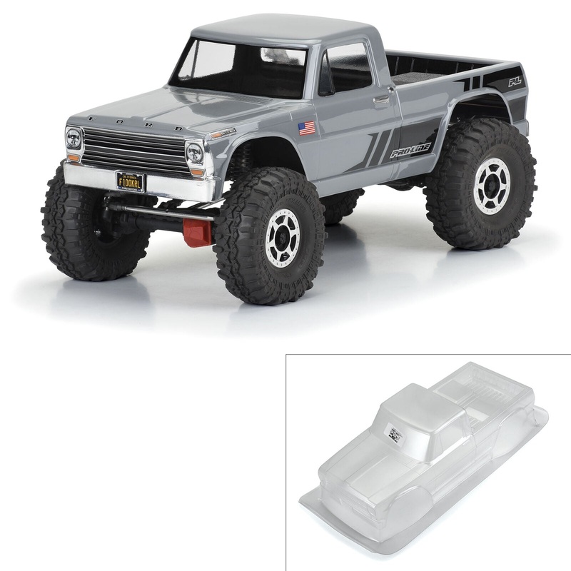 361300 1/10th 1967 Ford F-100 Clear Body 12.3″ (313mm) Wheelbase Crawler