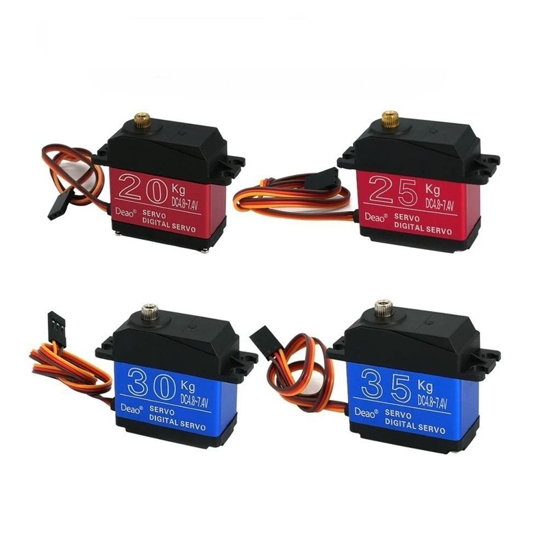 Deao 20kg 25kg 30kg 35kg Servo – 180 270 High Torque Digital Servo Waterproof  Metal Gear 25t Rc Truck Mechanical Arm 20kg-180