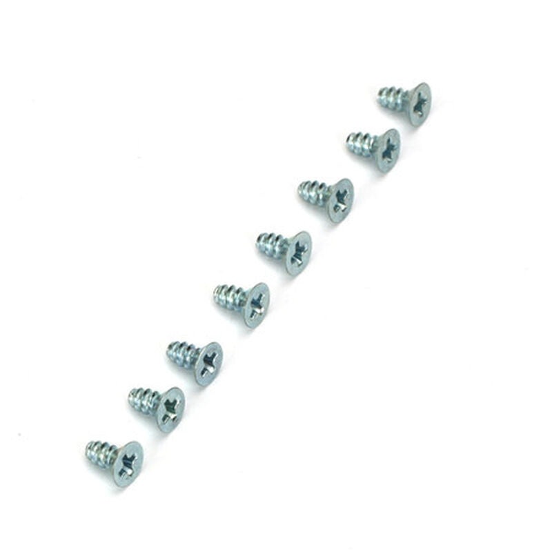 DuBro Flat Head Self-Tap Screws, 3 x 6mm *Discontinued
