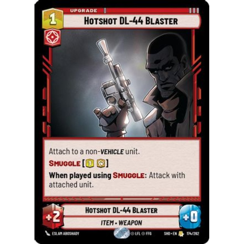 Hotshot DL-44 Blaster (174/262) – Shadows of the Galaxy