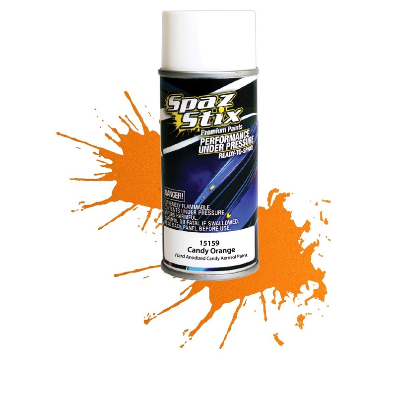 Spaz Stix CANDY ORANGE AEROSOL PAINT 3.5OZ