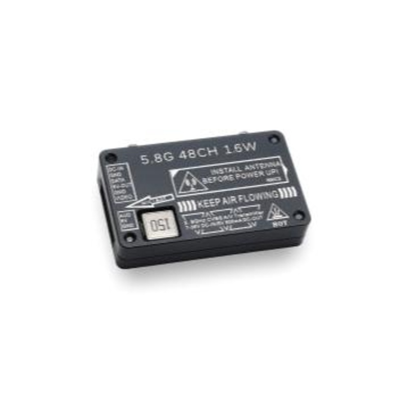 Tarot 5.8G 1.6W 48CH VTX – Adjustable 25mW/400mW/800mW/1600mW Image Video Transmitter
