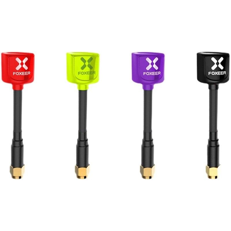 Upgraded Version Foxeer Antenna MICRO Lollipop V4  FPV Antenna 5.8G 2.3Dbi Omni RHCP SMA RPSMA UFL MMCX For FPV Racing Drone 1PC SMA Red
