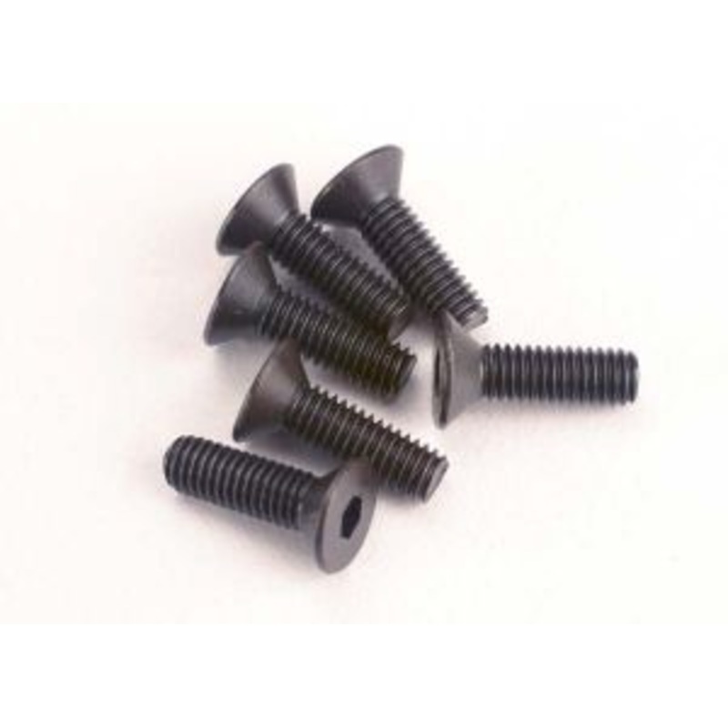 2551 Screws, 3x10mm countersunk machine (6) (hex drive)