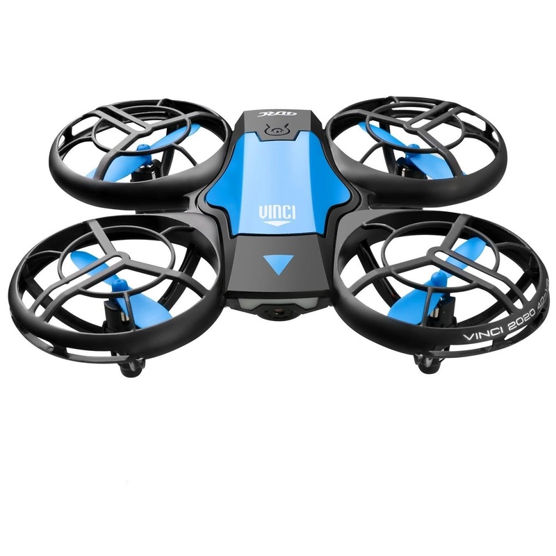 4DRC V8 Mini Drone – 4K 1080P HD Wide Angle Camera WiFi FPVDrone Height Keep Foldable Quadcopter Toy Gift 4K HD camera 1B-Orange