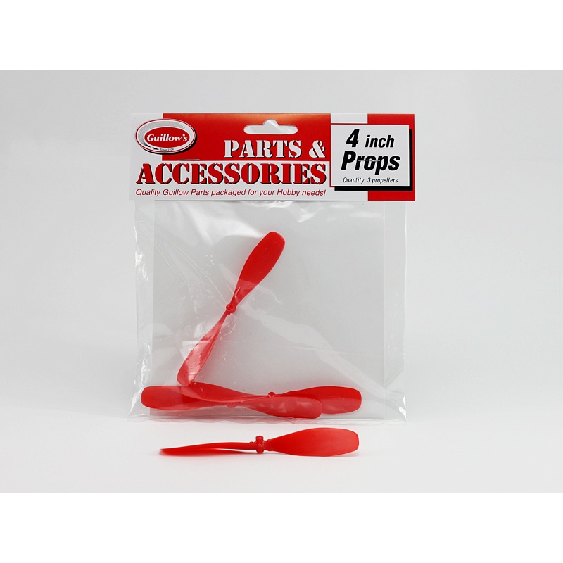 Guillow’s 4 Plastic Propeller (3 propellers) Accessories Pack